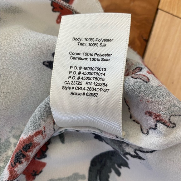 Wilfred Aritzia Cambrai Floral Top S - Picture 8 of 12